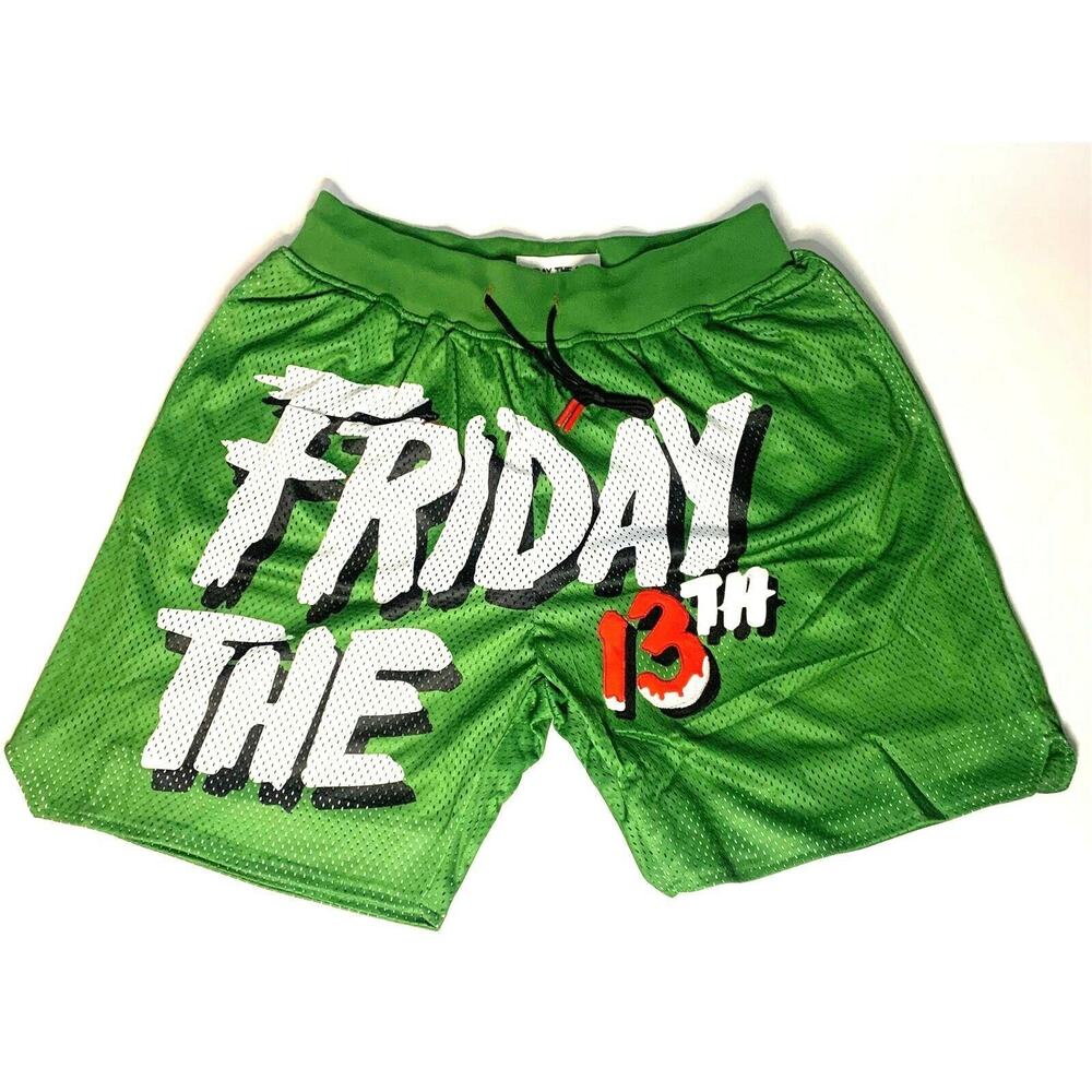 FRIDAY‎ THE 13TH Headgear Classics Basketball Shorts ~Never Worn~ L XL